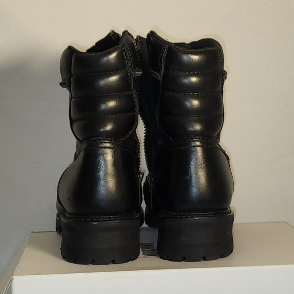 Harley Davidson genuine leather bike riding boots size 10.5 - Picture 4 of 8
